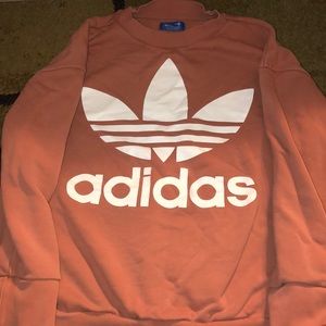Pink adidas sweater